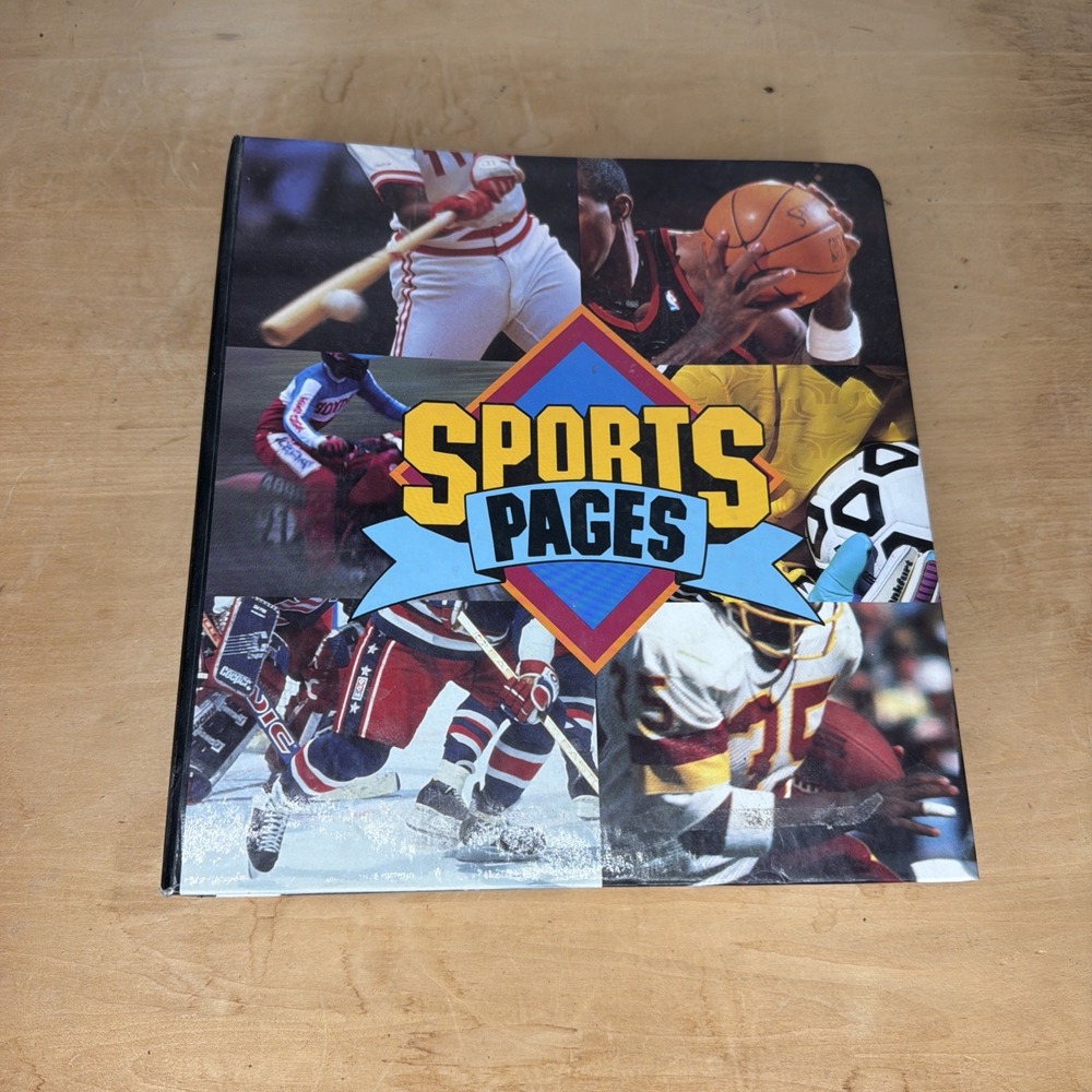 VTG Sports Pages 1995 Edition World Sports Stats & Record Book, Rare Collectible